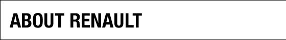 ABOUT RENAULT