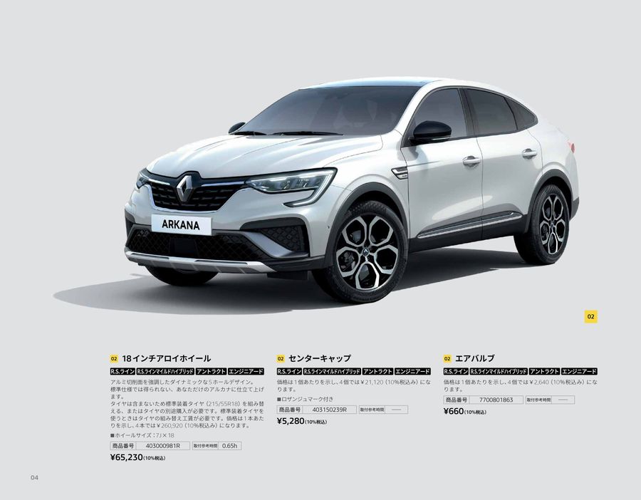 Renault ARKANA Accessories