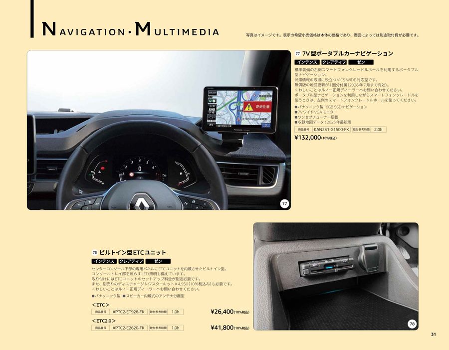 カングー1 KCK4M 2DIN ナビ取付キット