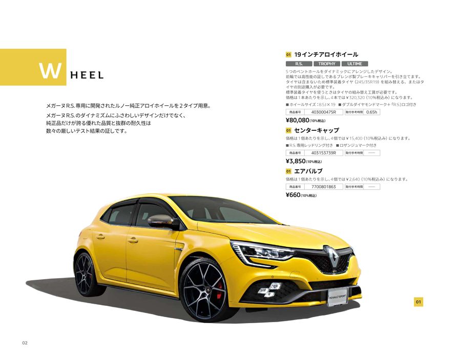 Renault MEGANE R.S. Accessories