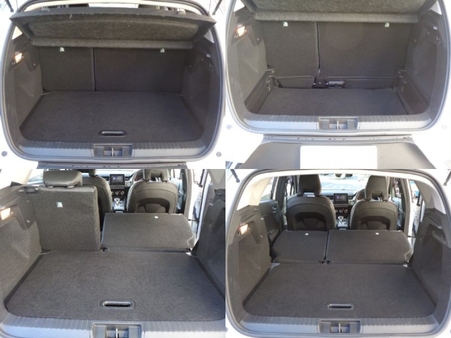 クロスオーバーとなったボディ空間の恩恵、前後のスライド、リクライニングが可能な快適リヤシート。レッグスペースの拡大、ラッゲジスペースの拡大に便利で、室内またはラッゲジスペースからも操作可能です。